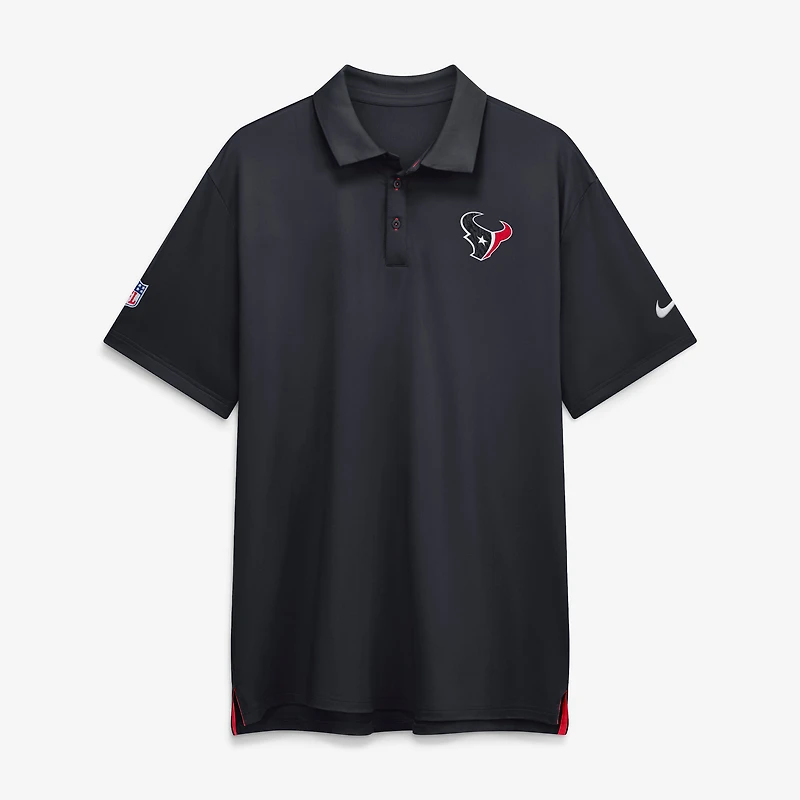 Men's Nike Navy Houston Texans Sideline Tour Dri-FIT Polo