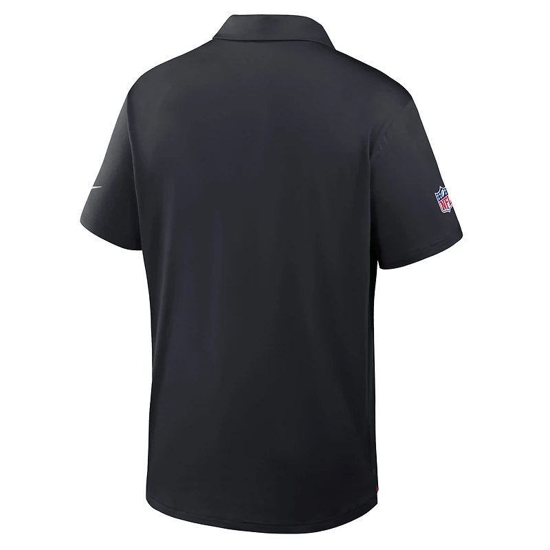 Polo Nike Dri-FIT bleu marine pour homme, Houston Texans, édition spéciale Sideline Tour
