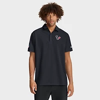 Men's Nike Navy Houston Texans Sideline Woven Dri-FIT Polo