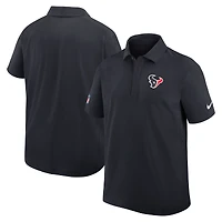 Polo tissé Nike Dri-FIT bleu marine Houston Texans pour homme
