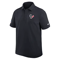 Polo tissé Nike Dri-FIT bleu marine Houston Texans pour homme