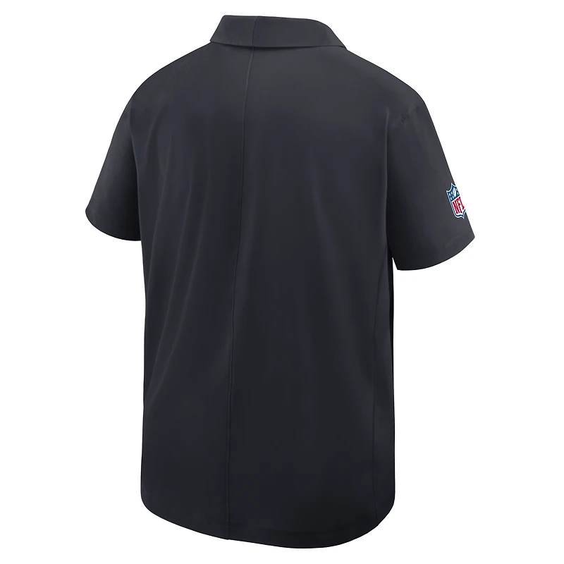 Polo tissé Nike Dri-FIT bleu marine Houston Texans pour homme