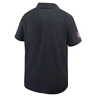 Polo tissé Nike Dri-FIT bleu marine Houston Texans pour homme