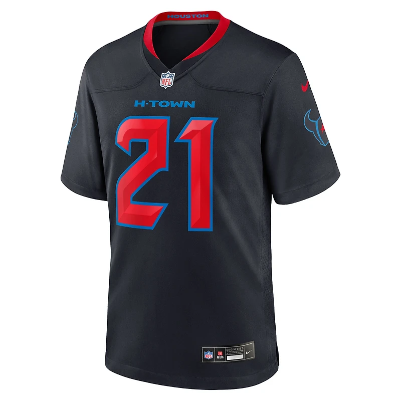 Men's Nike Nick Chubb  Navy Houston Texans Alternate 2 Game Jersey