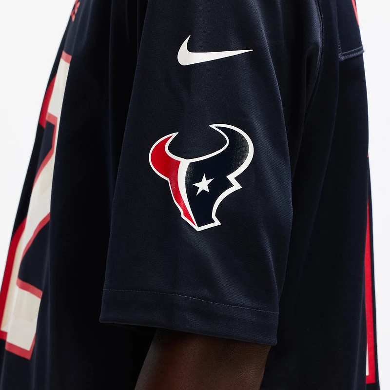 Men's Nike Nico Collins Navy Houston Texans Game Jersey