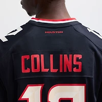 Men's Nike Nico Collins Navy Houston Texans Game Jersey
