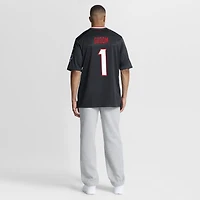 Men's Nike Number 1 Groom Navy Houston Texans Game Jersey