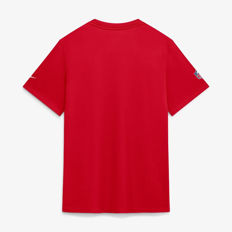 Men's Nike Red Houston Texans Sideline UV Dri-FIT Coaches Shirt