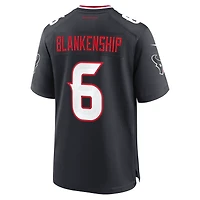 Men's Nike Reed Blankenship  Navy Houston Texans Team Game Jersey
