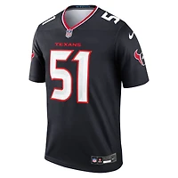 Haut Nike Will Anderson Jr. bleu marine pour homme, joueur légendaire des Houston Texans