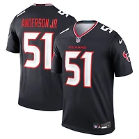 Haut Nike Will Anderson Jr. bleu marine pour homme, joueur légendaire des Houston Texans