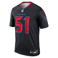 Haut Nike Will Anderson Jr. bleu marine pour homme, joueur légendaire des Houston Texans