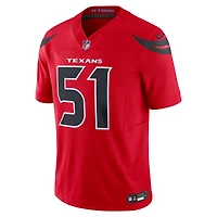 Maillot Nike Will Anderson Jr. rouge pour homme des Houston Texans Alternate Vapor F.U.S.E. Limited