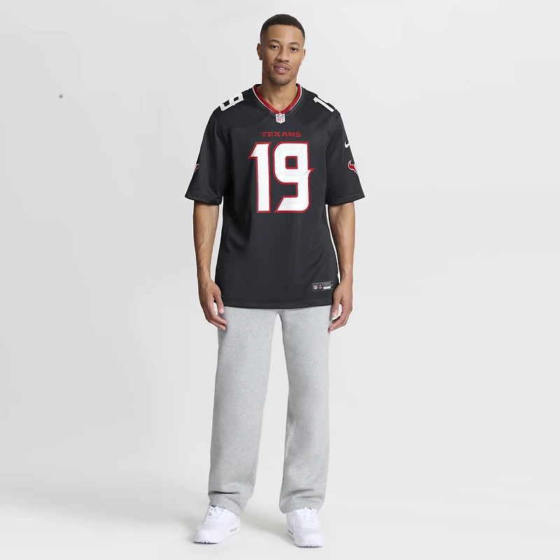 Men's Nike Xavier Hutchinson Navy Houston Texans Team Game Jersey