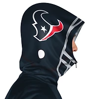 Men's Pro Player Navy/Red Houston Texans Helmet Full-Zip Hooded Track Jacket