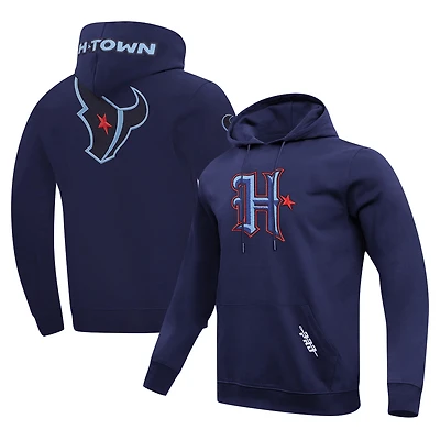 Sweat à capuche Pro Standard bleu marine Houston Texans H-Town pour hommes