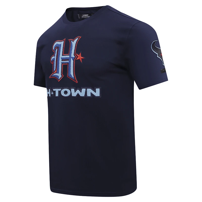 Men's Pro Standard Navy Houston Texans H-Town T-Shirt