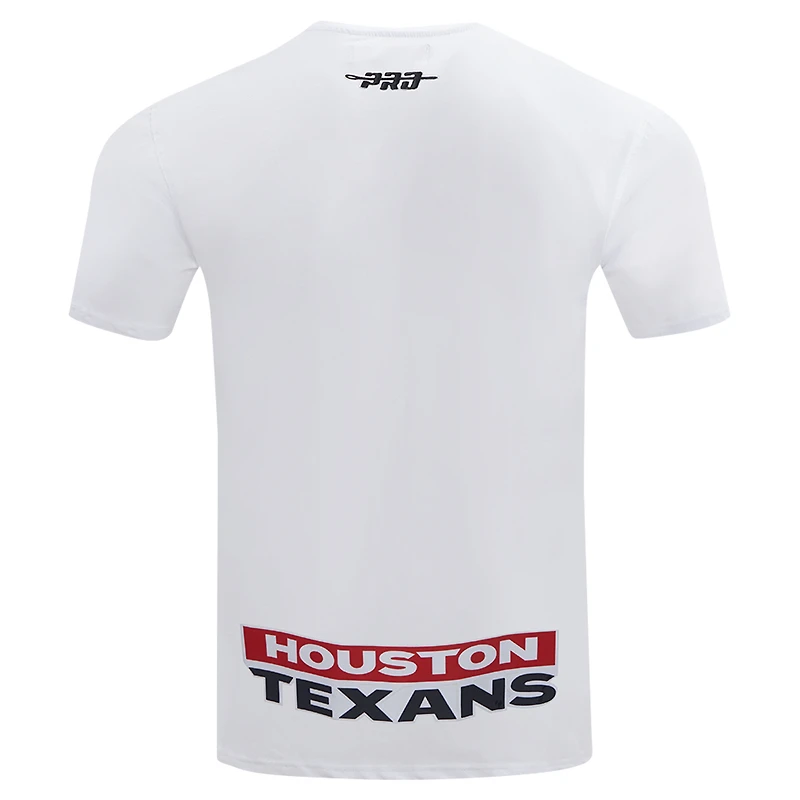 Men's Pro Standard White Houston Texans Team Logo Away T-Shirt