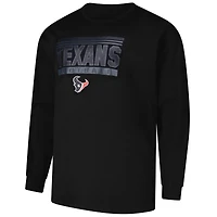 Men's Profile  Black Houston Texans Big & Tall Pop Long Sleeve T-Shirt