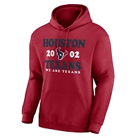 Men's Red Houston Texans Fierce Competitor Pullover Hoodie