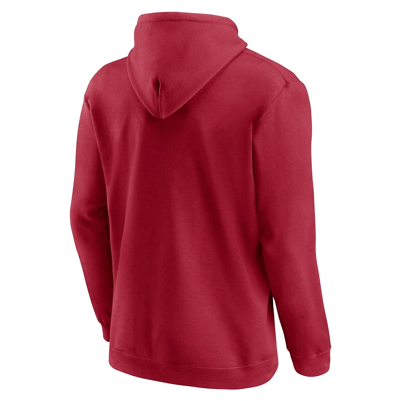 Men's Red Houston Texans Fierce Competitor Pullover Hoodie