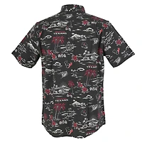 Chemise boutonnée Kekai Performance pour homme, bleu marine, des Houston Texans de Reyn Spooner