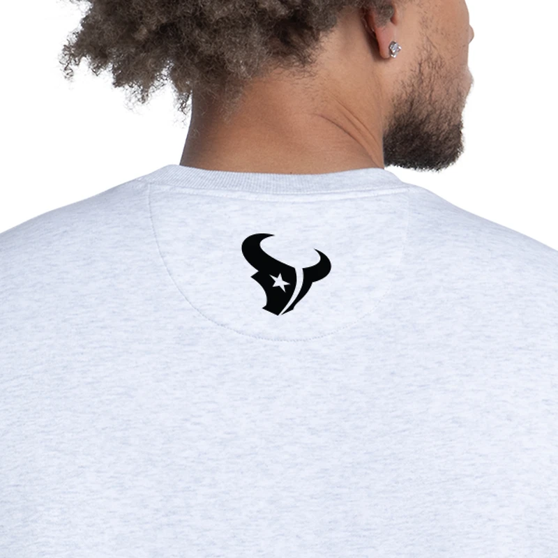 Sweat-shirt polaire Starter Ash Houston Texans Faceoff pour homme