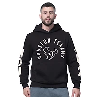 Men's Starter Black Houston Texans Handoff Fleece Hoodie Sweatshirt