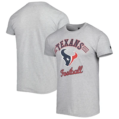 Men's Starter Heathered Gray Houston Texans Prime Time T-Shirt