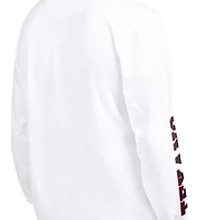 Pack de t-shirts à manches courtes et longues Starter pour homme, bleu marine blanc, Houston Texans