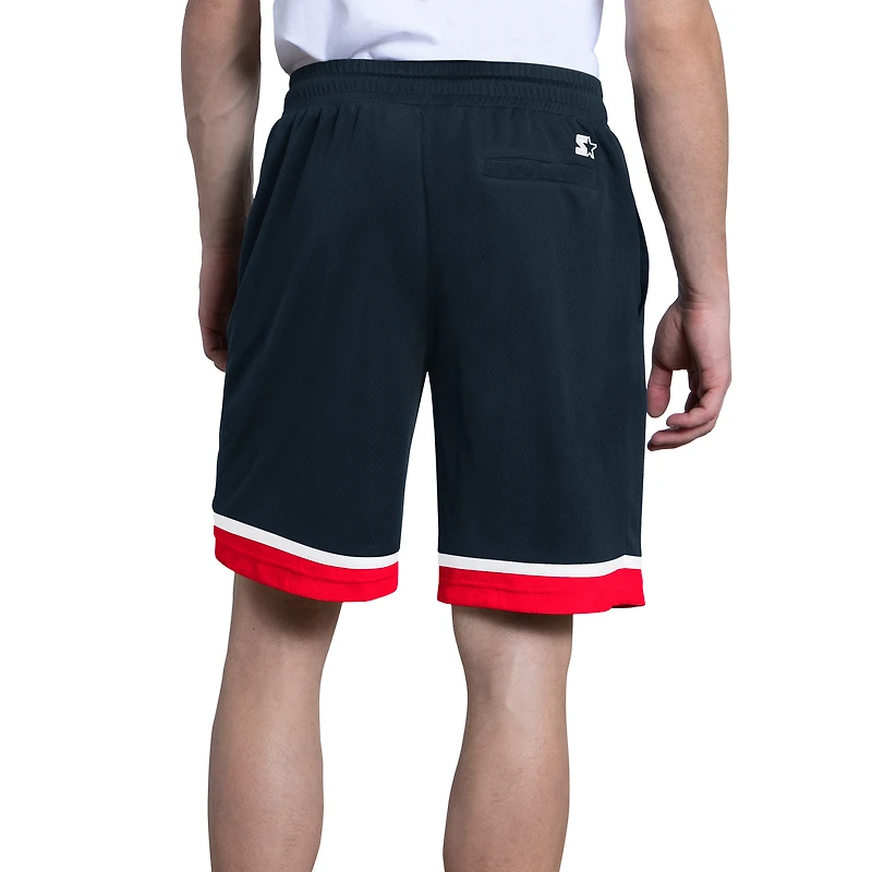 Men's Starter Navy Houston Texans Alternate Power Play Mesh Shorts