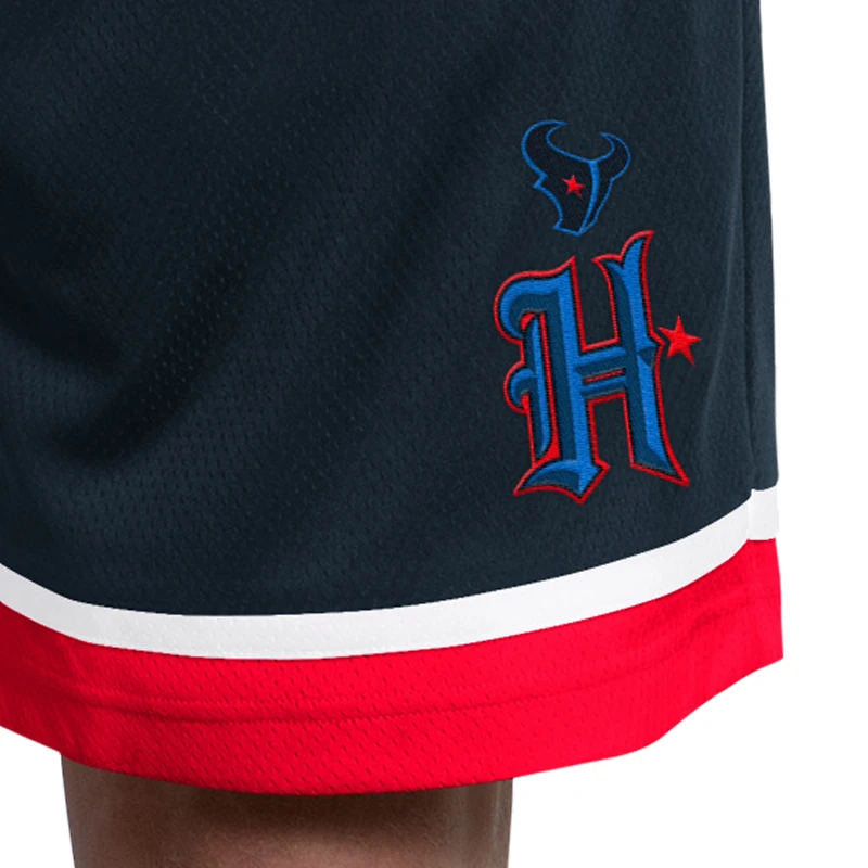 Short de baseball Starter Navy Houston Texans Alternate Power Play en maille pour homme