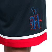 Short de baseball Starter Navy Houston Texans Alternate Power Play en maille pour homme