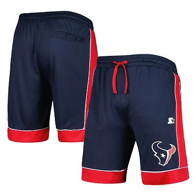 Short Starter bleu marine pour homme, modèle préféré des fans Houston Texans