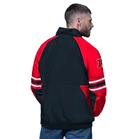 Pull demi-zippé bleu marine pour homme des Houston Texans