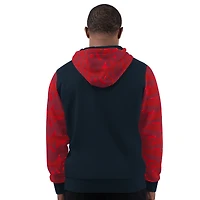 Sweat à capuche zippé pour homme Houston Texans Thursday Night Gridiron bleu marine