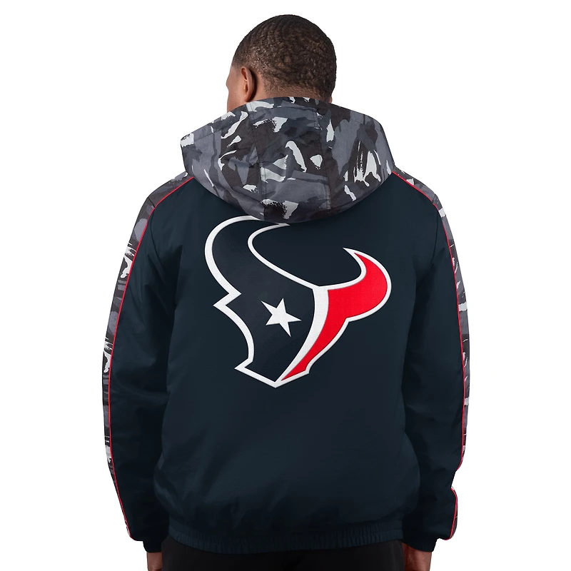 Veste zippée complète pour homme Houston Texans Thursday Night Gridiron Starter Navy