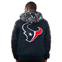 Veste zippée complète pour homme Houston Texans Thursday Night Gridiron Starter Navy
