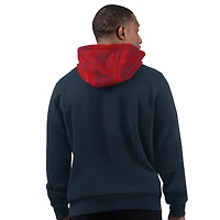 Men's Starter Navy Houston Texans Thursday Night Gridiron Pullover Hoodie