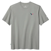 T-shirt Tommy Bahama gris pour homme des Houston Texans Huddle & Hang Tens