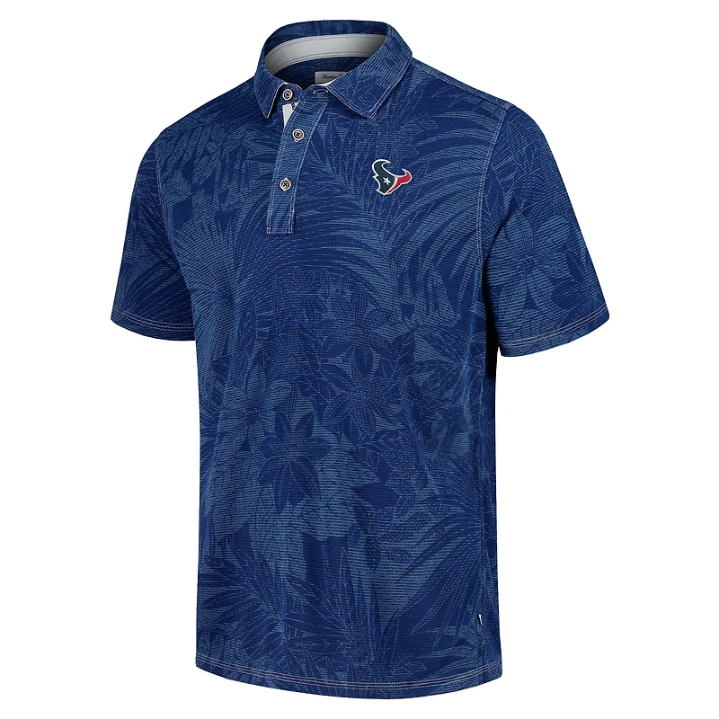 Men's Tommy Bahama Navy Houston Texans Sport Santiago Paradise Polo