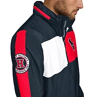 Veste à capuche légère demi-zip pour homme Tommy Hilfiger Navy Houston Texans Gael