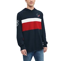 T-shirt à capuche manches longues Tommy Hilfiger bleu marine Houston Texans Morgan pour hommes