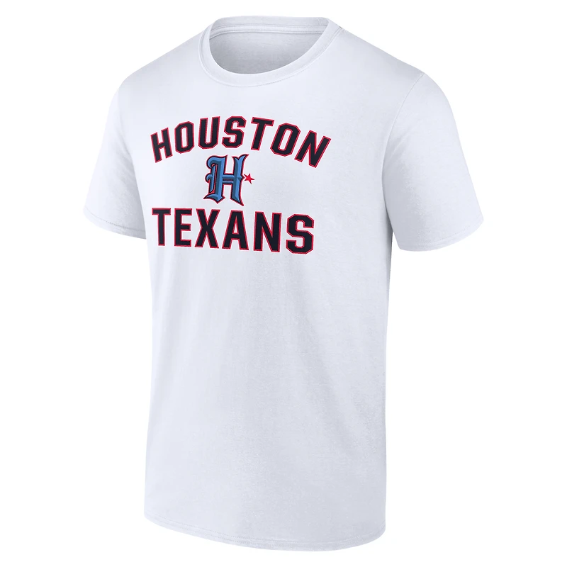 Men's  White Houston Texans Victory Arch Secondary T-Shirt