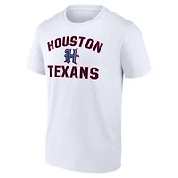 Men's  White Houston Texans Victory Arch Secondary T-Shirt
