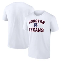 Men's  White Houston Texans Victory Arch Secondary T-Shirt