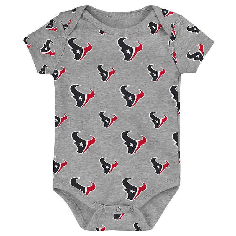 Newborn & Infant Houston Texans Team Starter 3-Pack Bodysuit Set