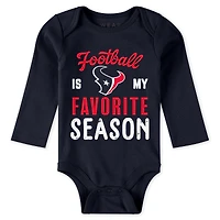 Newborn & Infant WEAR by Erin Andrews Houston Texans Three-Piece Turn Me Around Bodysuits Pant Set