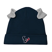 Ensemble pantalon et chapeau pour nouveau-né bébé blanc/bleu marine Houston Texans Dream Team