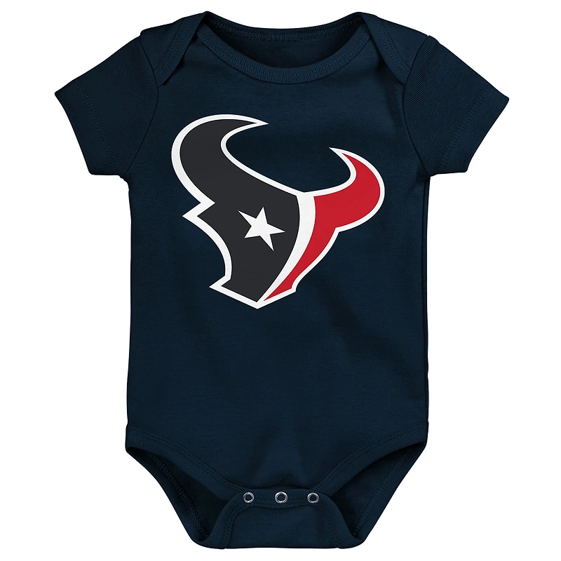 Ensemble 3 pièces pour nouveau-né Outerstuff Houston Texans Little Tike